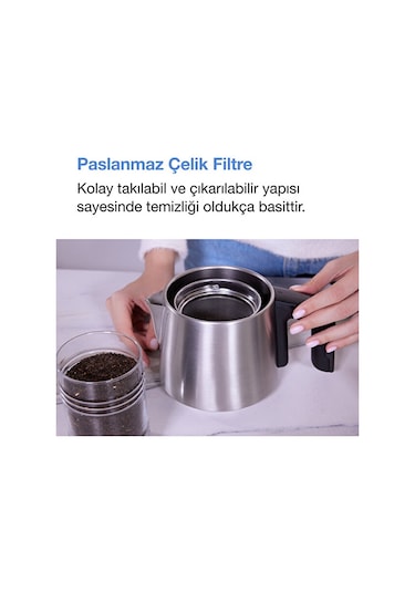 Fakir Chailand Maxi XXL 2 L Çelik Çay Makinesi