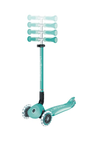 Globber Go Up Deluxe Işıklı Scooter - Mint Yeşili Yeşil