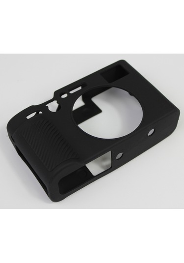 Cbtx Fujifilm X100v Uyumlu Şok Geçirmez Silikon Koruyucu Kamera Kılıfı - Siyah