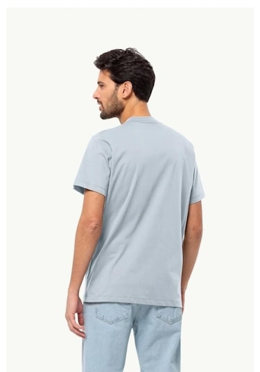 Jack Wolfskin Essential T M Erkek Tişört 1808382tr-mavi