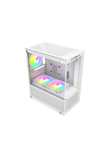 Strong Berry Beyaz 3x 120MM Argb Matx Gaming Bilgisayar Kasası Powersız
