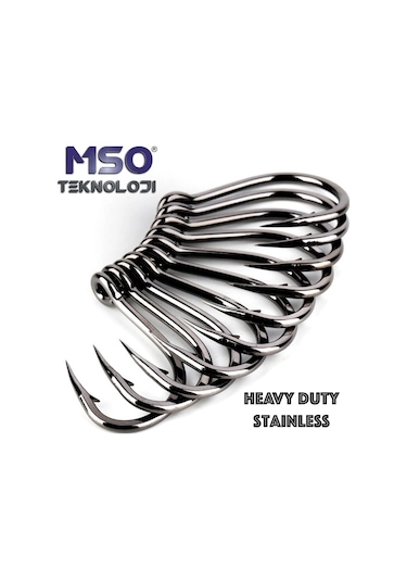 MSO VIP Kalite Süper Güçlü Paslanmaz Çelik Olta SS 10827 İğne