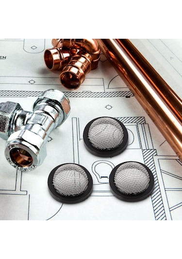 30 Adet Paslanmaz Çelik Filtre Hortumu Yıkayıcıları Giriş Hortumu Ekran Yıkayıcıları Tamir Takımı