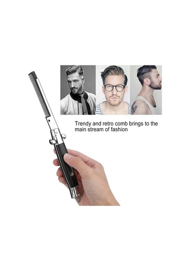 Taşınabilir Katlanır Çelik Taraklar Saç Şekillendirici Ürün Taraklar Adam İçin Katlanabilir Saç Tarağı Anti-statik Dolaşık Açıcı Adam Katlanabilir Saç Tarağı