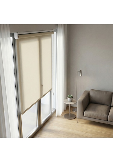 Koçtaş Basic Eko Stor Perde Bej 100 x 200