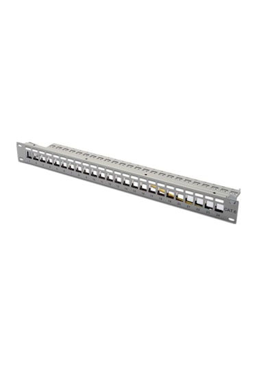 Digitus Dn-91410 24 Port Boş Patch Panel Zırhlı 1U Yüksekliğind