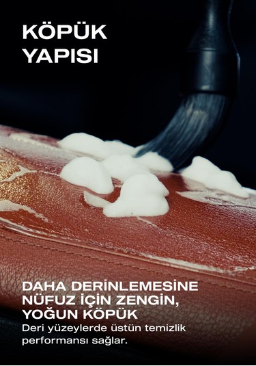 Nasiol Leather Cleaner Araç Ev Ofis Deri Yüzeyler için Premium Köpük Temizleyici Deri Bakımı 250 G