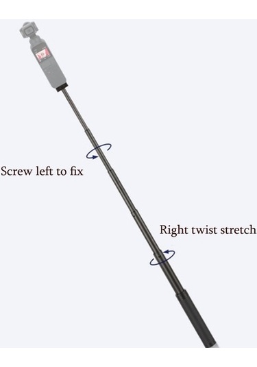 Tongxida Yc667c Uzatma Çubuğu Sabitleyici Özel Selfie Uzatma Çubuğu Feiyu G5 / Spg / Wg2 Gimbal, Djı Osmo Pocket / Pocket 2 İç