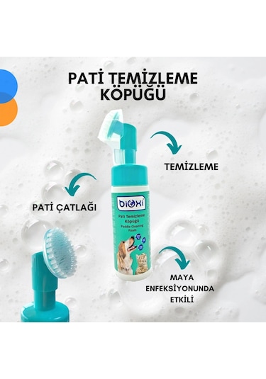 Bioxi Pati Temizleme Köpüğü 150 Ml Ucu Fırçalı Köpük Pompalı