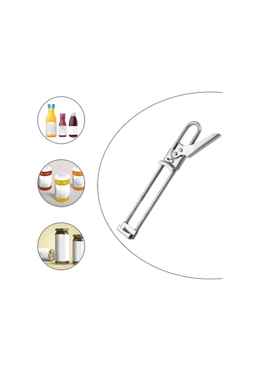 Feelingirl Taşınabilir Ayarlanabilir Manuel Paslanmaz Çelik Konserve Açacağı Mutfak Aksesuarları Kullanımı Kolay Ve İşgücü Tasarrufu Sağlar Çok Renkli