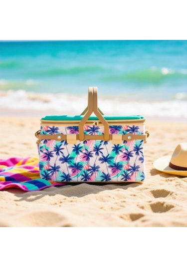 25 Lt Piknik Sepeti 1072 Picnic Bag Turkuaz