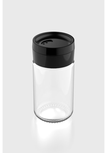 Renga Dorian 105 Ml Siyah Kapaklı Cam Tuzluk 121006 Siyah