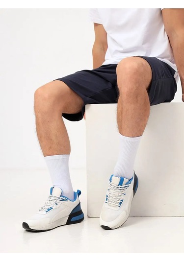 Novomoskovskij Trikotaz Erkek Çorap Seti 3 Çift, Uzun, Düz Renk, Spor 17558312 Beyaz