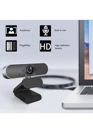 Padalink 1080p Hd Webcam 2mp 80 Derece Lensli, Gürültü Azaltma Ve Görüntü Geliştirme Fonksiyonlu Usb Web Kamerası