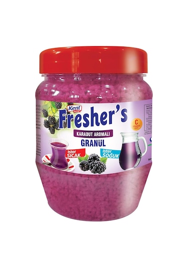 Kent Boringer Fresher's Karadut Aromalı Granül İçecek 300 Gr X 4 Adet 300 G
