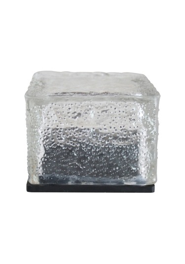 Sones Ip68 Su Geçirmez Güneş Enerjili Temperli Cam Dış Mekan Led Gömülü Işık Bahçe Dekorasyon Lambası 0.2w Güneş Paneli Mavi Işık