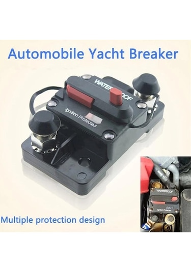 Yingfu 30a-300a Ampere Devre Kesici Sigorta Sıfırlama 12-48v Dc Araba Tekne Otomatik Su Geçirmez 100
