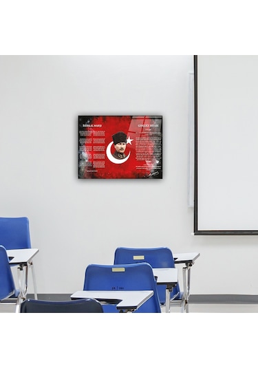Decorita Cam Tablo | Atatürk Serisi 6