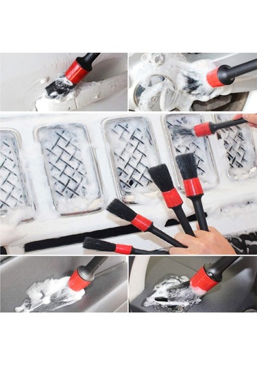 Xindoker 13 Parça Otomobil Temizlik Fırçası Seti - Jant, Lastik Ve Detaylı Temizlik Araçları - Ev Ve Araç İçin Çok Amaçlı Temizlik Takımı