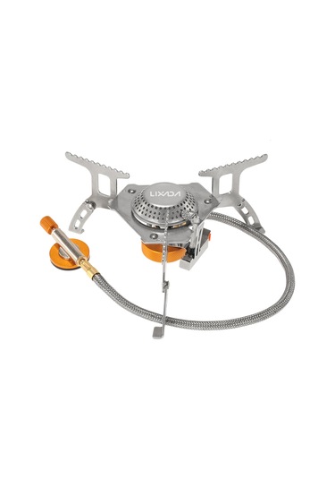 Tenfowee Taşra Aktivitesi İçin Taşınabilir Fırın - 3000w & 3500w Güçlü, Parçalı, Çelik Ve Bakır Malzeme, 2 Fırın + Gaz Adaptörü Çok Renkli