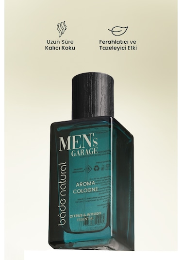 Men's Garage Aroma Kolonya Ferahlatıcı Ve Tazeleyici 50 Ml