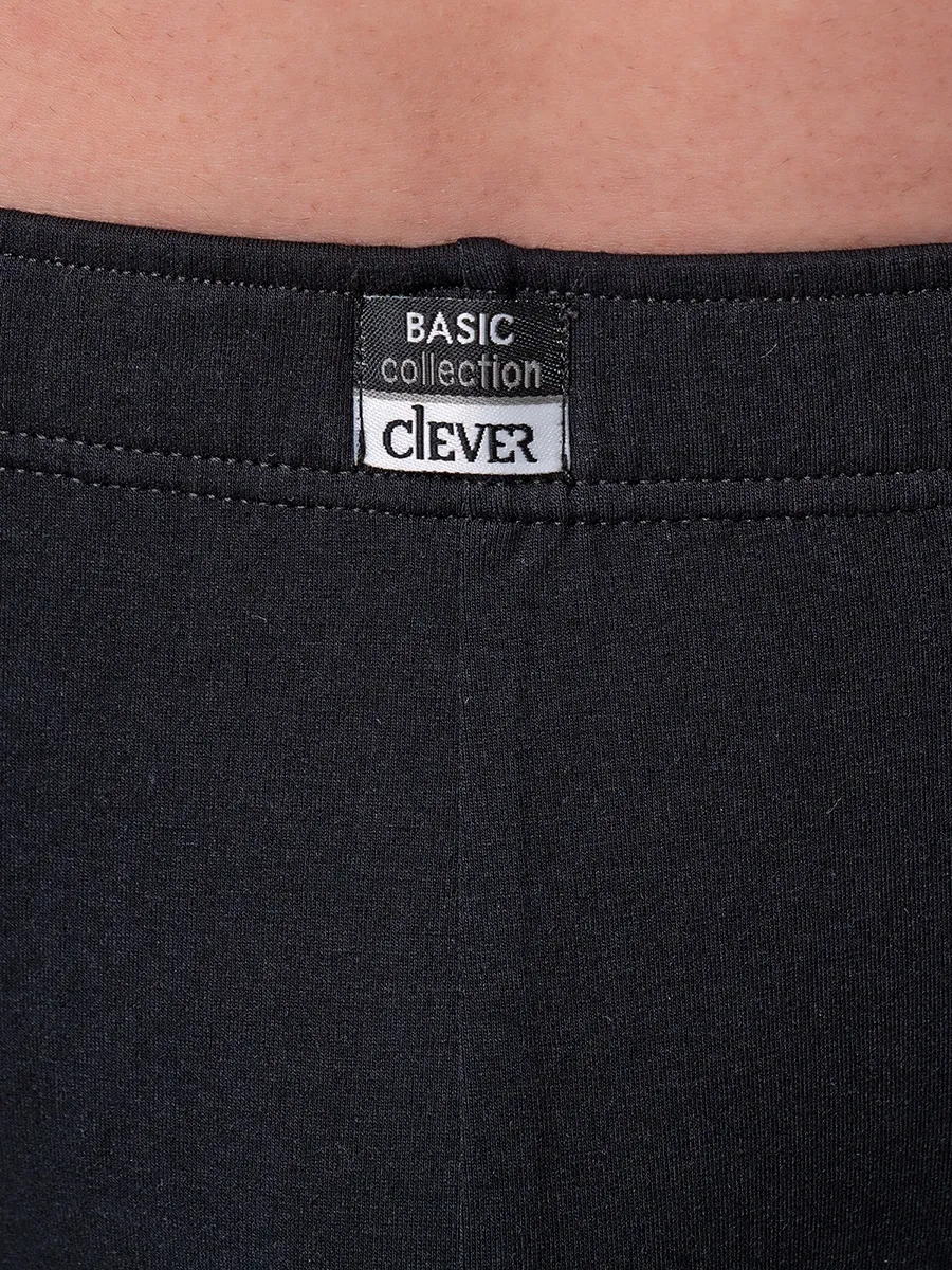 Clever Wear Uzun Pamuklu Boksör Külotlar 71802001 Siyah