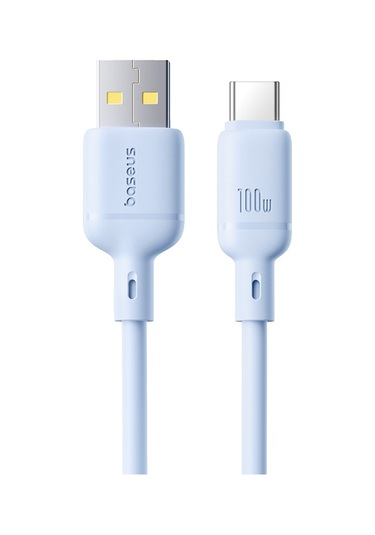 Baseus Silky Serisi Cbtxm Cbtx00w Usb'den Usb-c / Type-c Hızlı Şarj Kablosu Cbtx