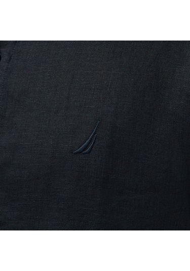 Nauticn Erkek Siyah Classic Fit Gömlek Düz W55101t Siyah