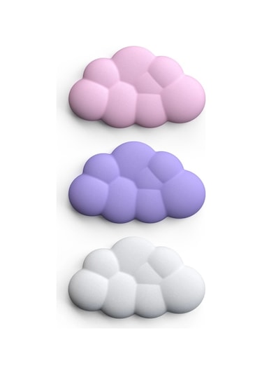 Bulut Bilek Desteği Hafızalı Köpük Mouse Pad Ofis Masaüstü Bilek Desteği Mor