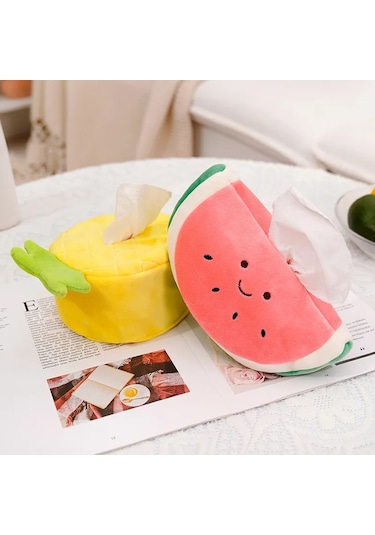 C-meyve Yaratıcı Kumaş Doku Pompalama Ev Yatak Odası Araba Doku Kutusu Karpuz Avokado