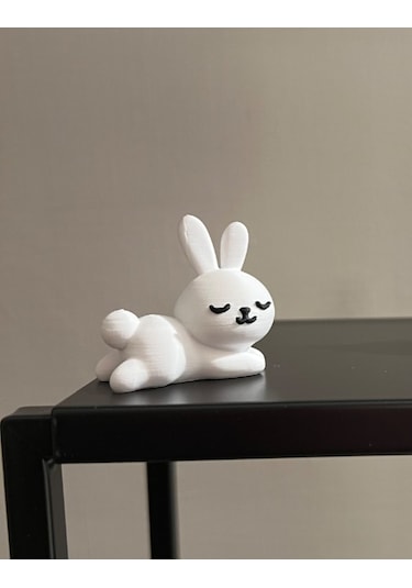 Uykucu Küçük Tavşan - Bunny Nap Time Tavşan Süs Dekor Obje 1 Adet