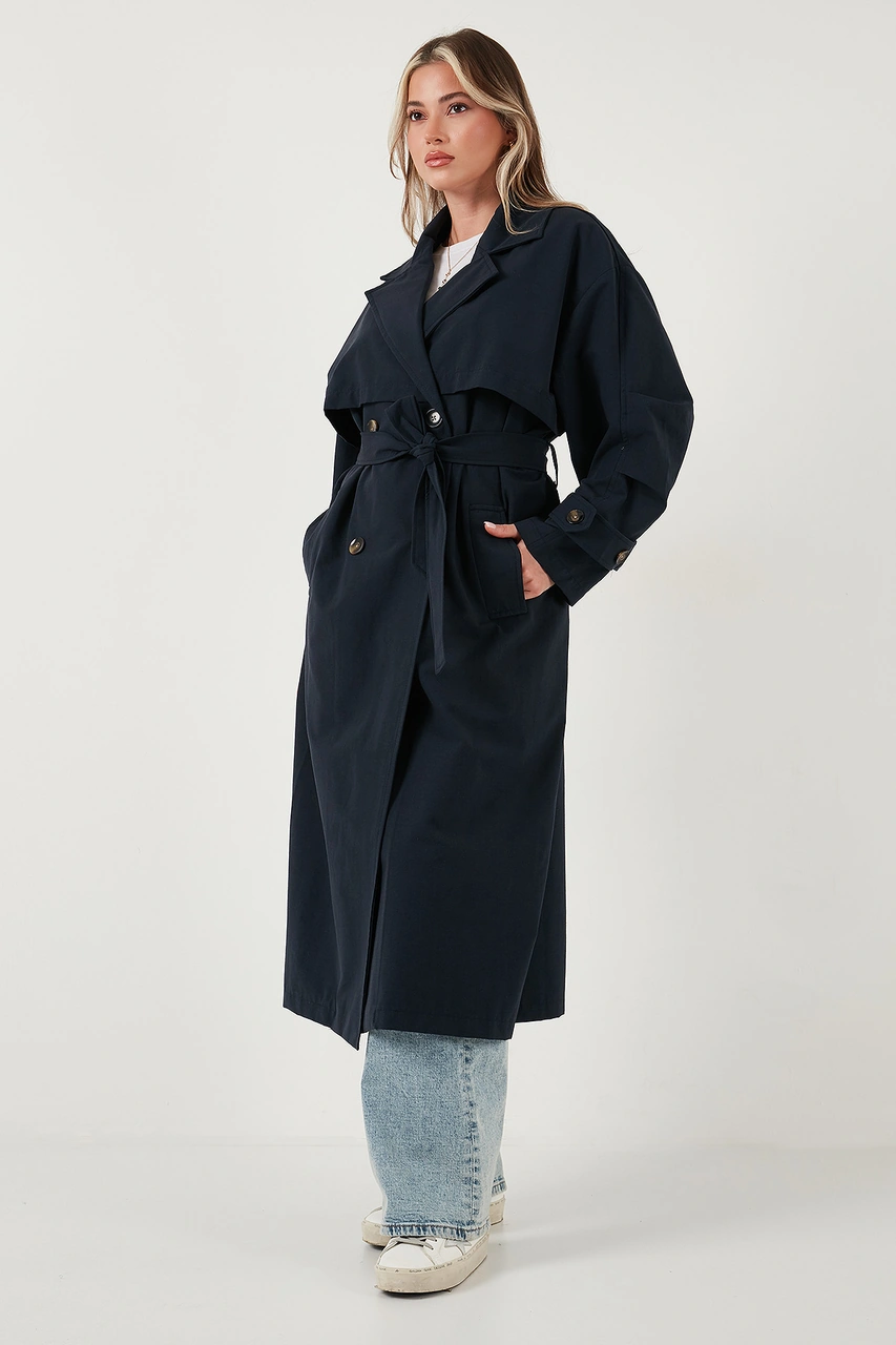 Lela Bayan Trençkot 6839605 Lacivert Lacivert