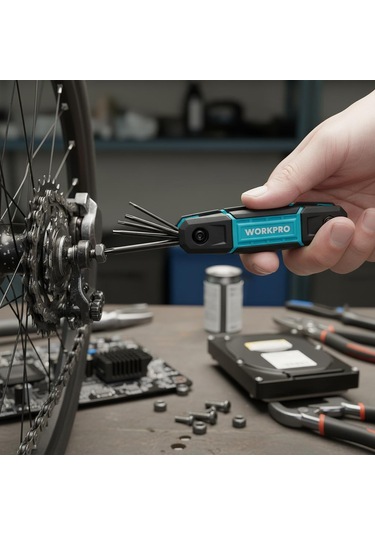 Workpro Wp222030 8 Parça Cr-v Çakı Tipi Torx Profesyonel Allen Anahtar Takımı