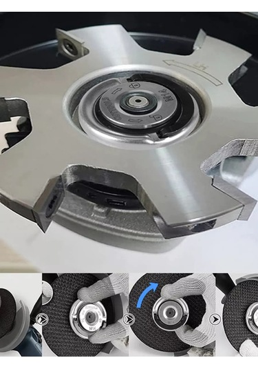 Net 125mm Taşlama İçin Hızlı Sıkma Somunu 225866160