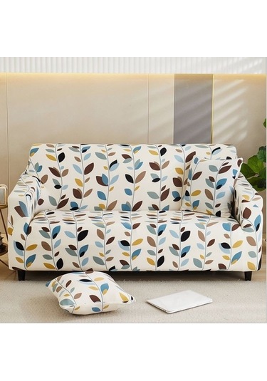 Yingfu Ev Dekorasyonu İçin Geometrik Desenli Tam Kapama Sandalye Kılıfı - Kaymaz, Esnek, 145-185 Cm İkili Koltuk Örtüsü Diğe DiğER