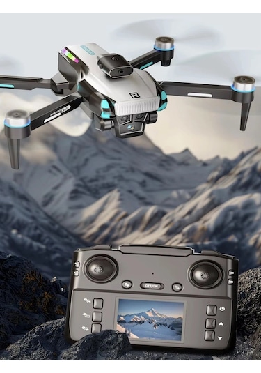 D9 Akıllı Kameralı Drone 50x Zoom Fırçasız Motor Optik Akış Led Işıklı