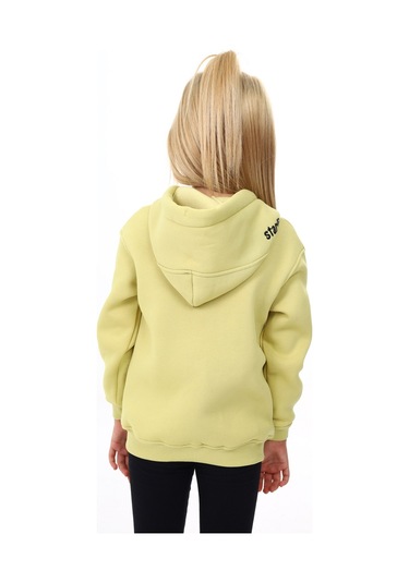 Toontoy Kız Çocuk Nakışlı Hırka Açık Yeşil