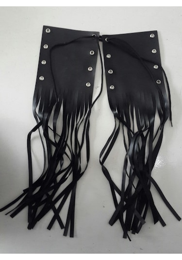 Mts Elcik Kılıfı Deri Püsküllü Siyah