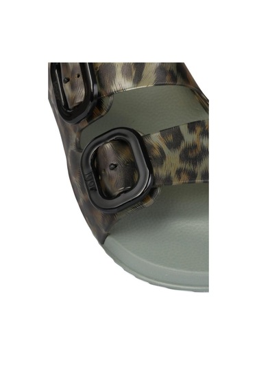 Habana S10336 Verde Çift Tokalı Kadın Terlik 001