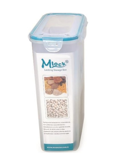 Hava Sızdırmaz Contalı Bakliyat Saklama Kabı 45 L 4 Lü Set Çok Renkli