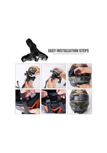 Jikko Motosiklet Kaskı İçin Aksiyon Kamera Tutucu 169701525