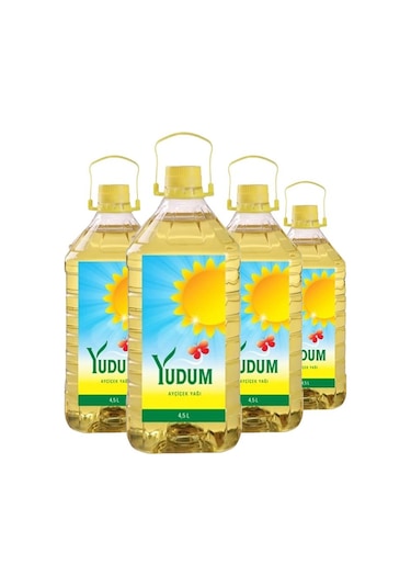 Yudum Ayçiçek Yağı 4 x 4.5 L
