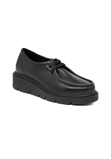 Nero Black Sneaker Günlük Kadın 25k12026 Vergelio Skin Bej