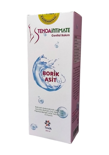 Tenda Intimate Borik Asit Genital Bakım Kremi 200 ML