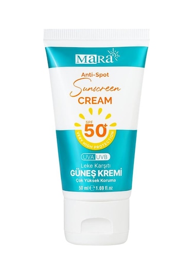 Mara Leke Karşıtı Yüz Güneş Kremi SPF50+ 50 ML