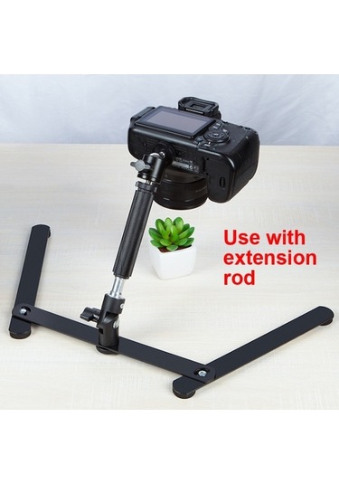 Createtech 360 Derece Metal Tepe Taban Masaüstü Telefon Tutucu, Minimalist Tasarım