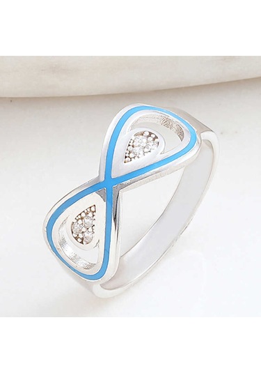 Casera's Gümüş Zirkon Taşlı Sonsuzluk Kadın Yüzük Csr2185290 Gümüş