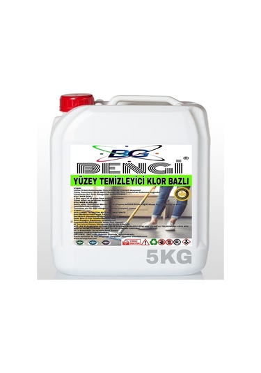Yüzey Temizleyici Klor Bazlı 5kg Tekli
