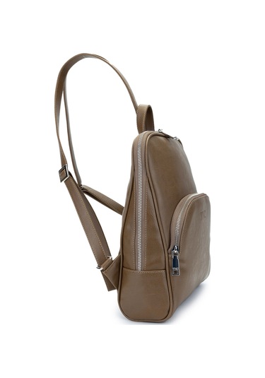 Tamer Tanca Kadın Vegan Vizon Sırt Çantası 1099 200 Bn Cnt Sk24-25 Vızon Vizon