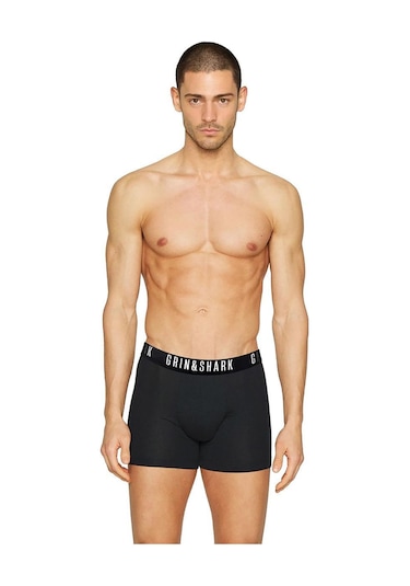 Grınshark Likralı 3'lü Kutu Premium Erkek Boxer Tailored Collection Woody